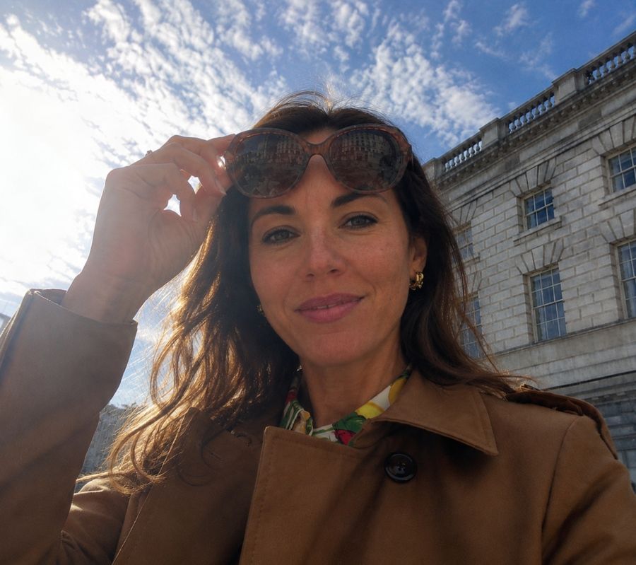 Anna outdoors in the city